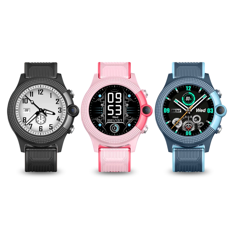 2024 SOS Button Support 4G Network  Unique Colors Design Smart Watch Convenient 500mAh Battery GPS 1.28inch IPS ScreenTracker