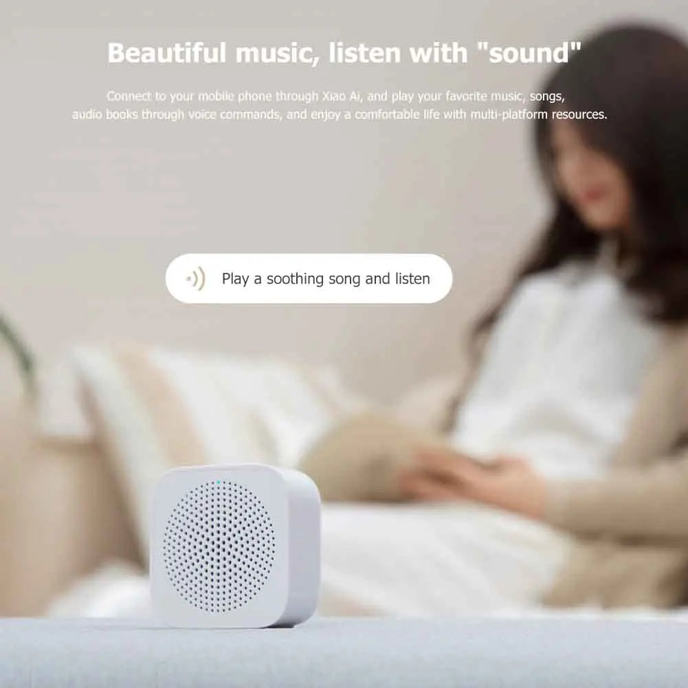 Orginal Xiaomi  Smart Bluetooth Kit Mini Wireless HD Quality Portable Speaker Column Mic Hands Free Call AI Bluetooth 5.0 Sound