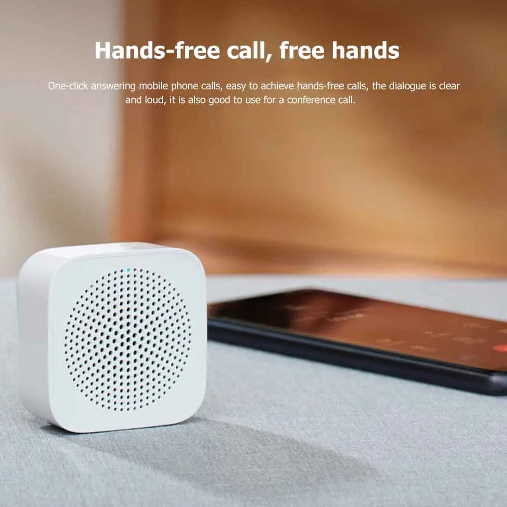 Orginal Xiaomi  Smart Bluetooth Kit Mini Wireless HD Quality Portable Speaker Column Mic Hands Free Call AI Bluetooth 5.0 Sound