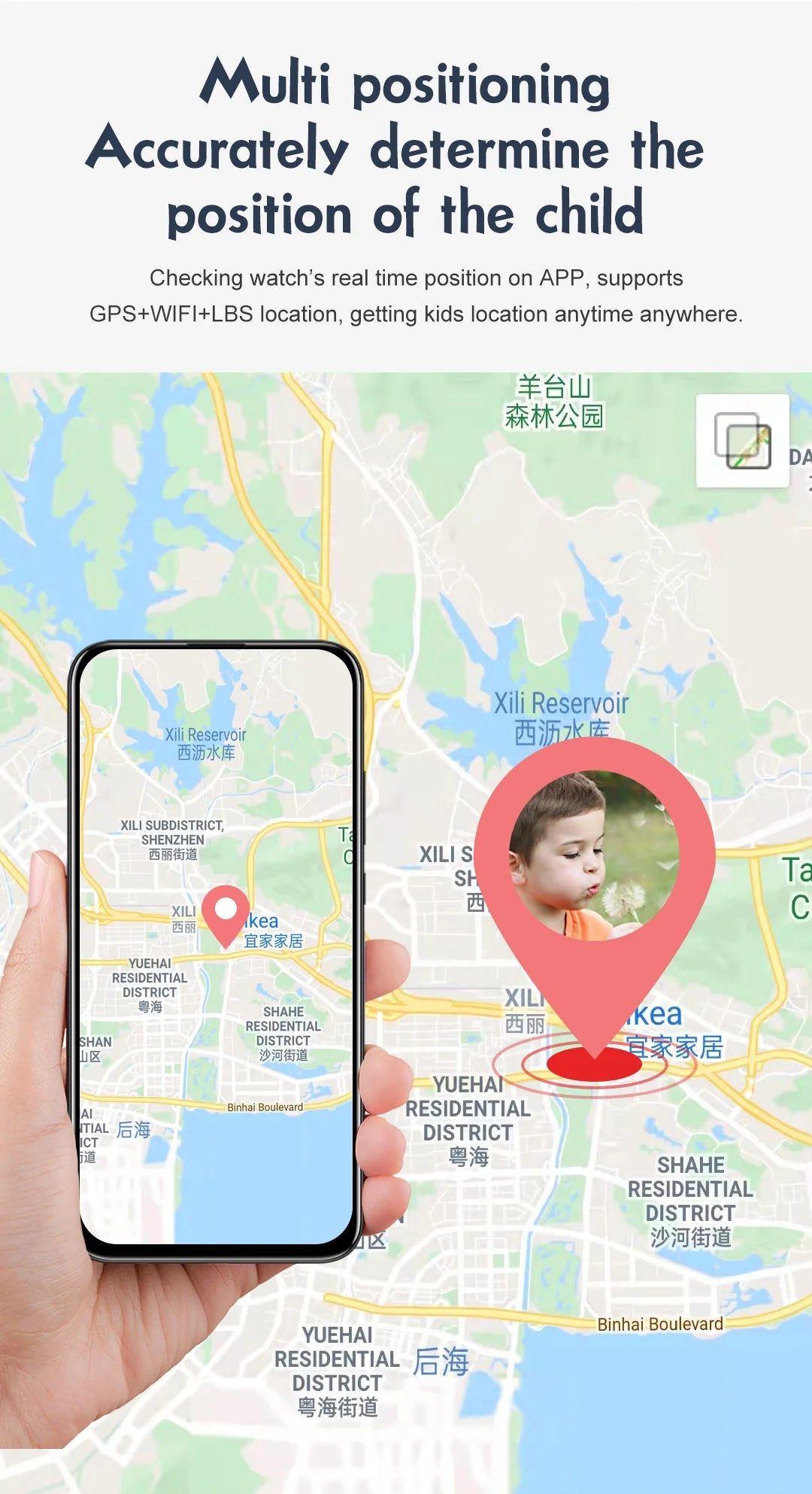 Xiaomi Mijia Kids Smart Watch GPS Tracker Baby 4G SIM Smart Watch Child Video Call Monitor SOS Wristband for Student School Gift