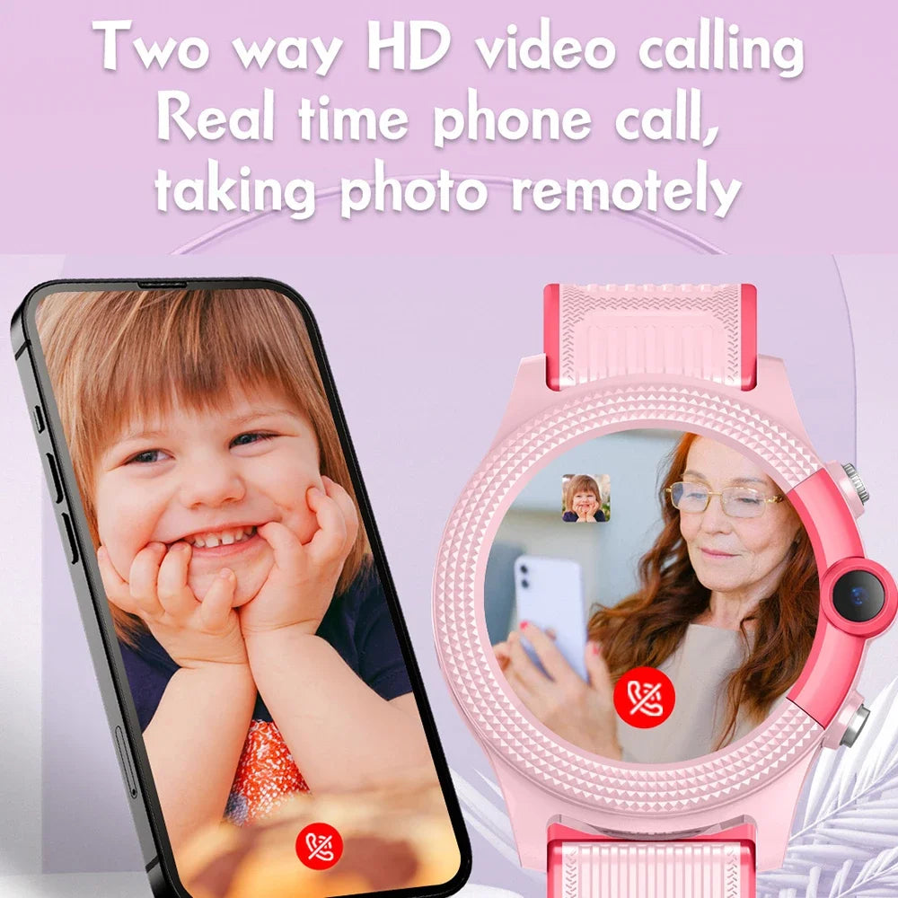 Xiaomi Mijia Kids Smart Watch GPS Tracker Baby 4G SIM Smart Watch Child Video Call Monitor SOS Wristband for Student School Gift