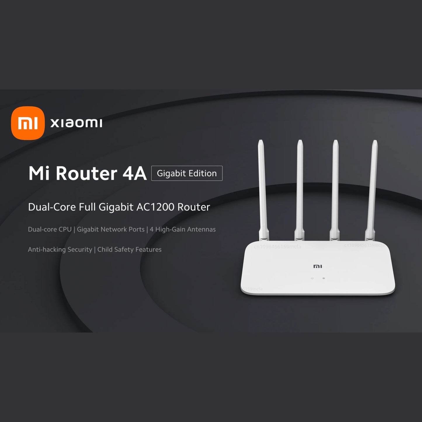 Xiaomi Router 4A Gigabit Edition 1000M 100M 5GHz 2.4GHz WiFi ROM 16MB DDR3 64MB 128MB High Gain 4 Antennas Remote Mi APP Control