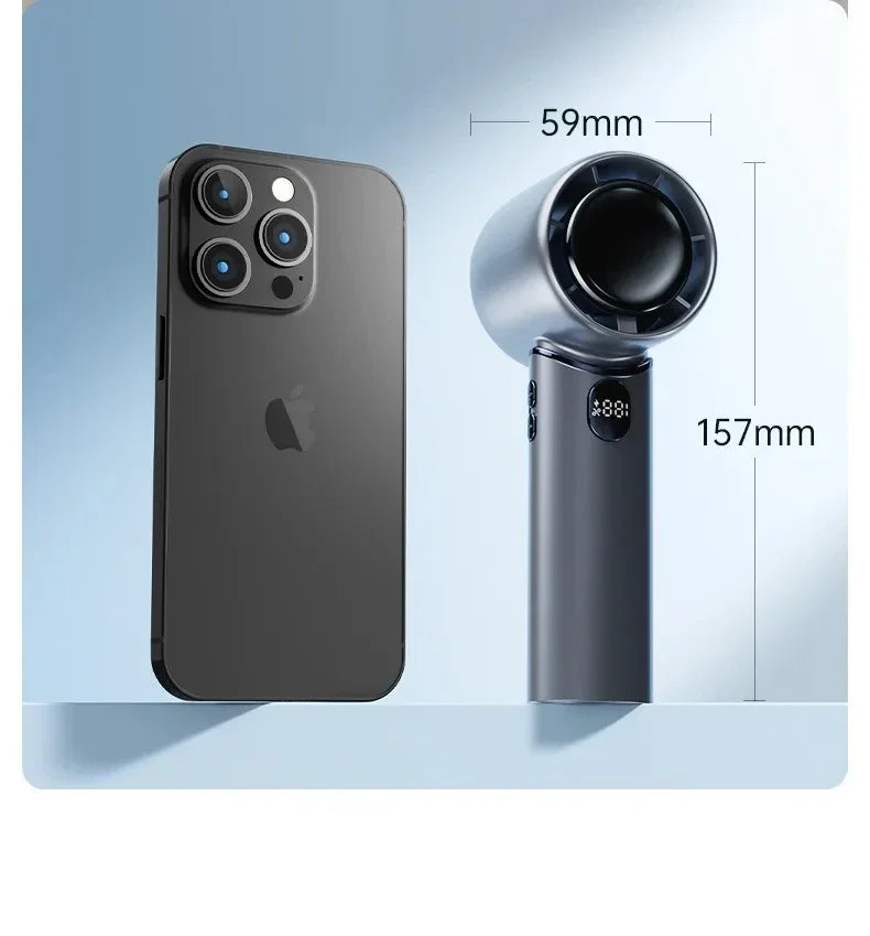 Xiaomi Electric Fan Technology Display 8000mah Wireless Portable Air Circulator Fan Desktop Air Cooling Cooler Quiet MIJIA Fan