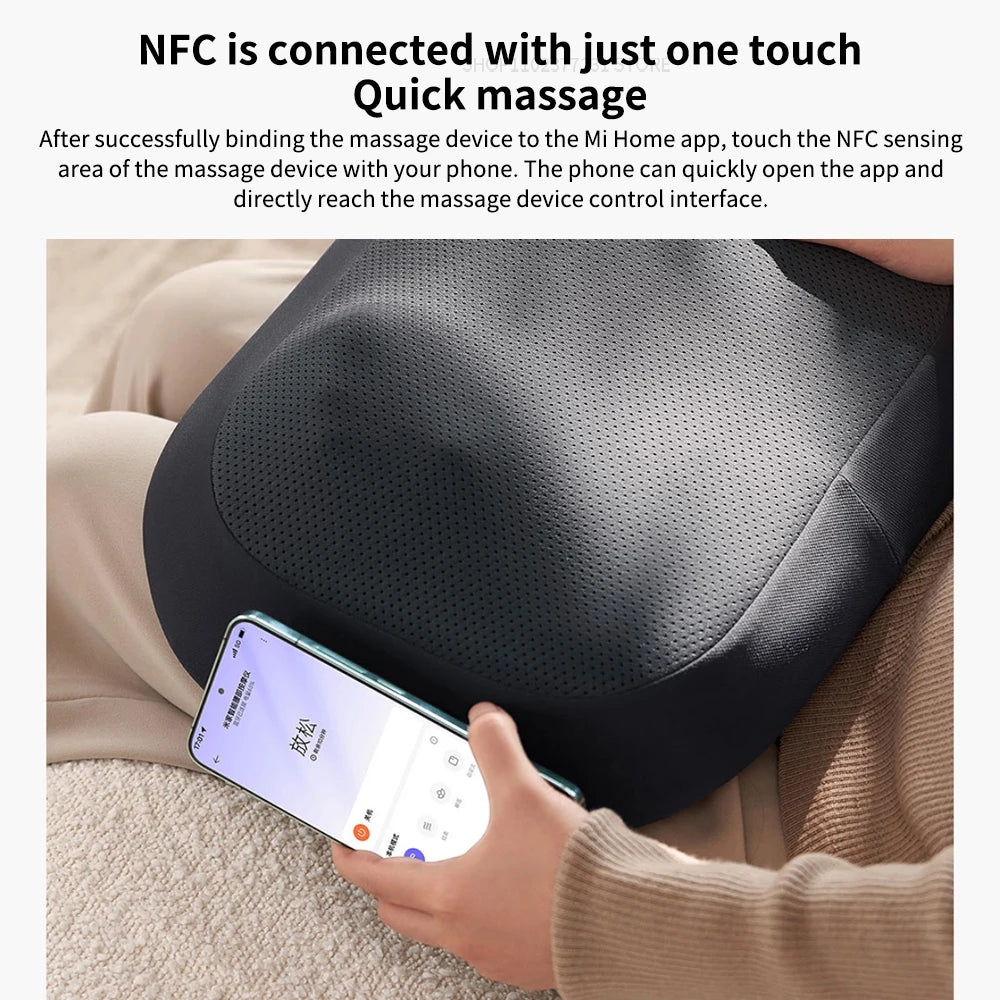 NEW Xiaomi Mijia Smart Waist Massager Back Massager Hot Compress Shoulder and Neck Massage ulti-gear Adjustment MiHome APP