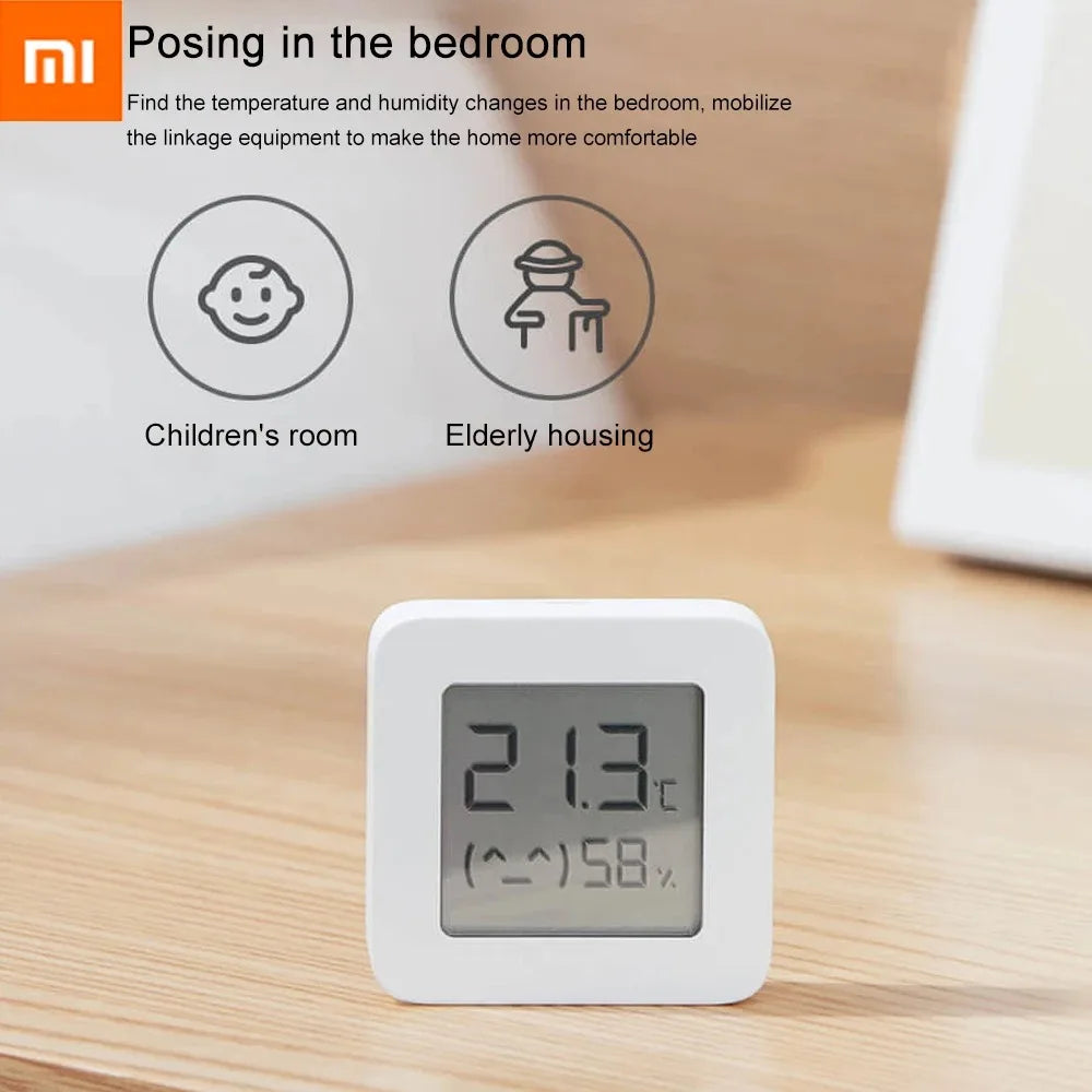 Xiaomi Smart Hygrometer Thermometer 2 Bluetooth Wireless Electric Digital Hygrometer Thermograph With Mijia APP Smart Home MI