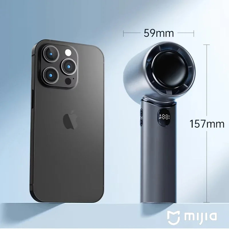 Xiaomi Electric Fan Technology Display 8000mah Wireless Portable Air Circulator Fan Desktop Air Cooling Cooler Quiet MIJIA Fan