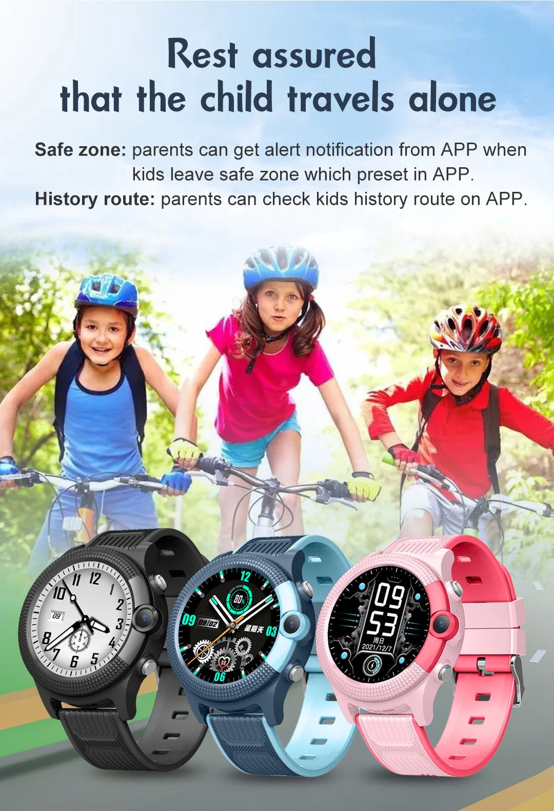Xiaomi Mijia Kids Smart Watch GPS Tracker Baby 4G SIM Smart Watch Child Video Call Monitor SOS Wristband for Student School Gift