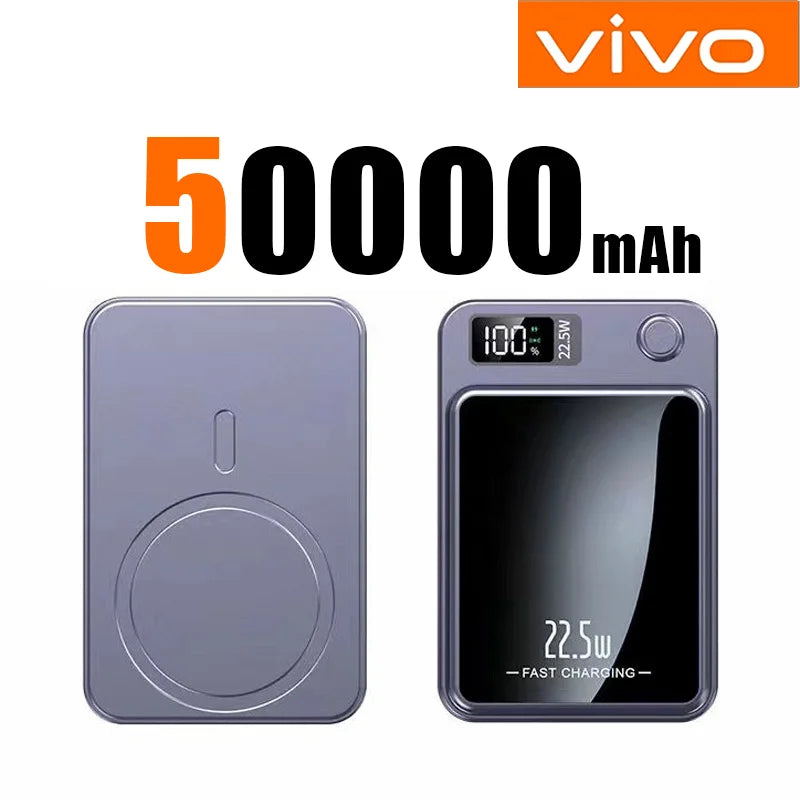 VIVO Magnetic Power Bank 200000mAh Wireless CCC Certification Fast Charge For Magsafe Portable Auxiliary Battery Pack For Iphone