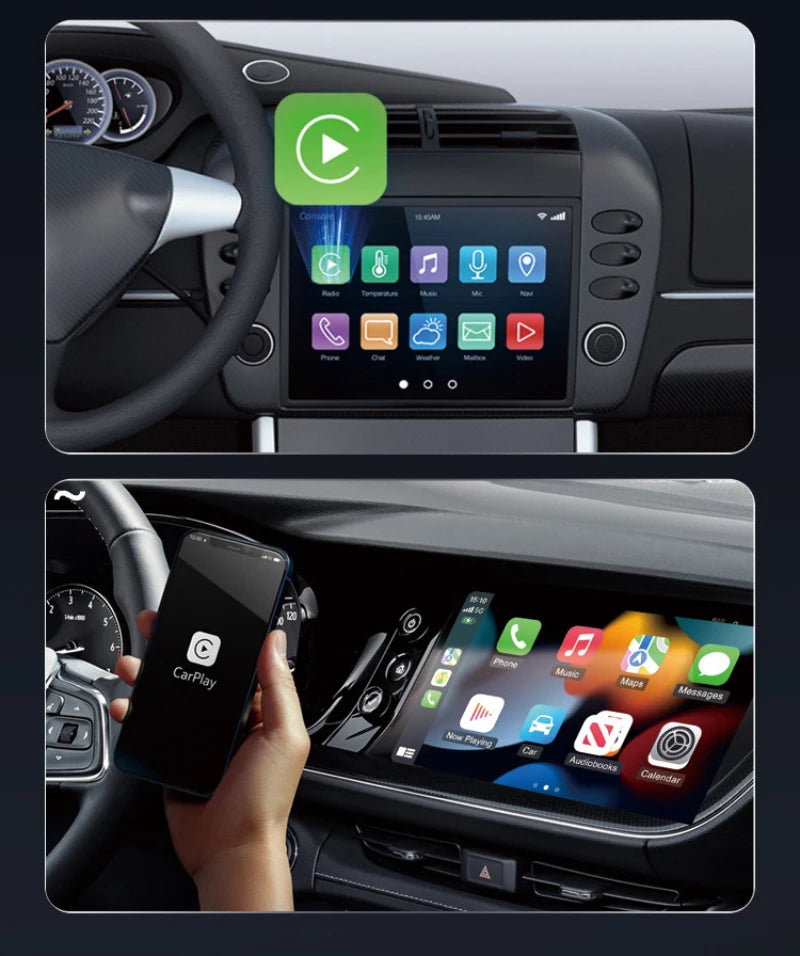 Xiaomi 2 in1 Wireless Android Auto Adapter Wireless CarPlay Dongle Car Intelligent Systems AI Smart Box For Car Wired CarPlay