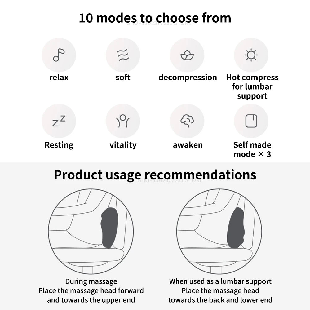 NEW Xiaomi Mijia Smart Waist Massager Back Massager Hot Compress Shoulder and Neck Massage ulti-gear Adjustment MiHome APP