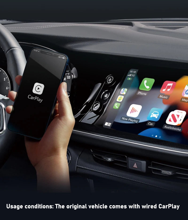 Xiaomi 2 in1 Wireless Android Auto Adapter Wireless CarPlay Dongle Car Intelligent Systems AI Smart Box For Car Wired CarPlay