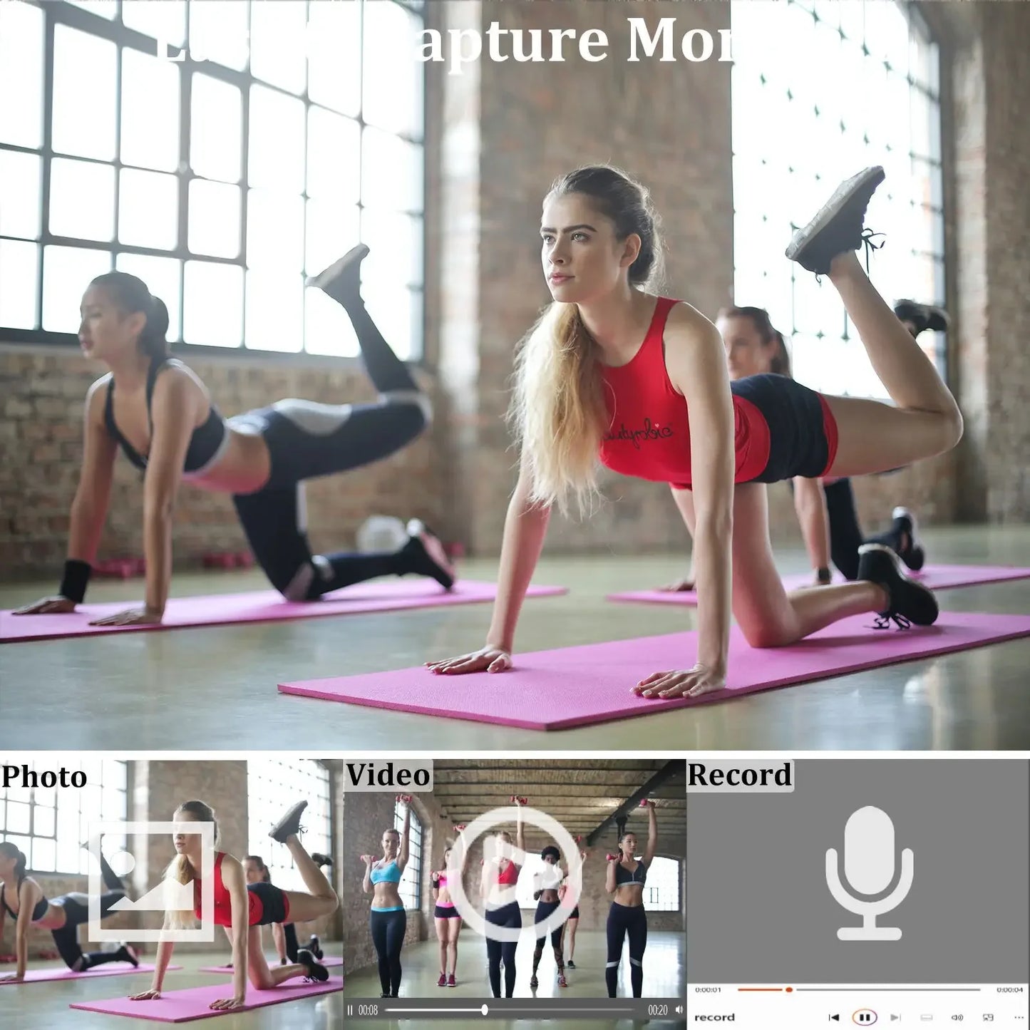 Xiaomi 8K HD Mini Action Camera Wifi Back Clip 180° Rotatable IR Night Vision Sports Cam Travel Bicycle Driver Video Recorder