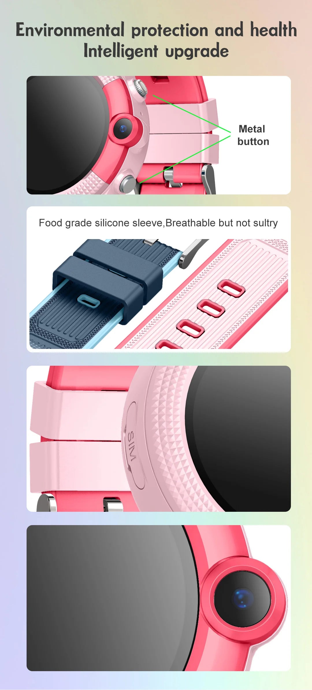 New 4G Kids Smart Watch Waterproof HD Video Call SOS GPS LBS WIFI Location Tracker Remote Monitor Children Smartwatch Boy Girl