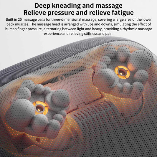 NEW Xiaomi Mijia Smart Waist Massager Back Massager Hot Compress Shoulder and Neck Massage ulti-gear Adjustment MiHome APP