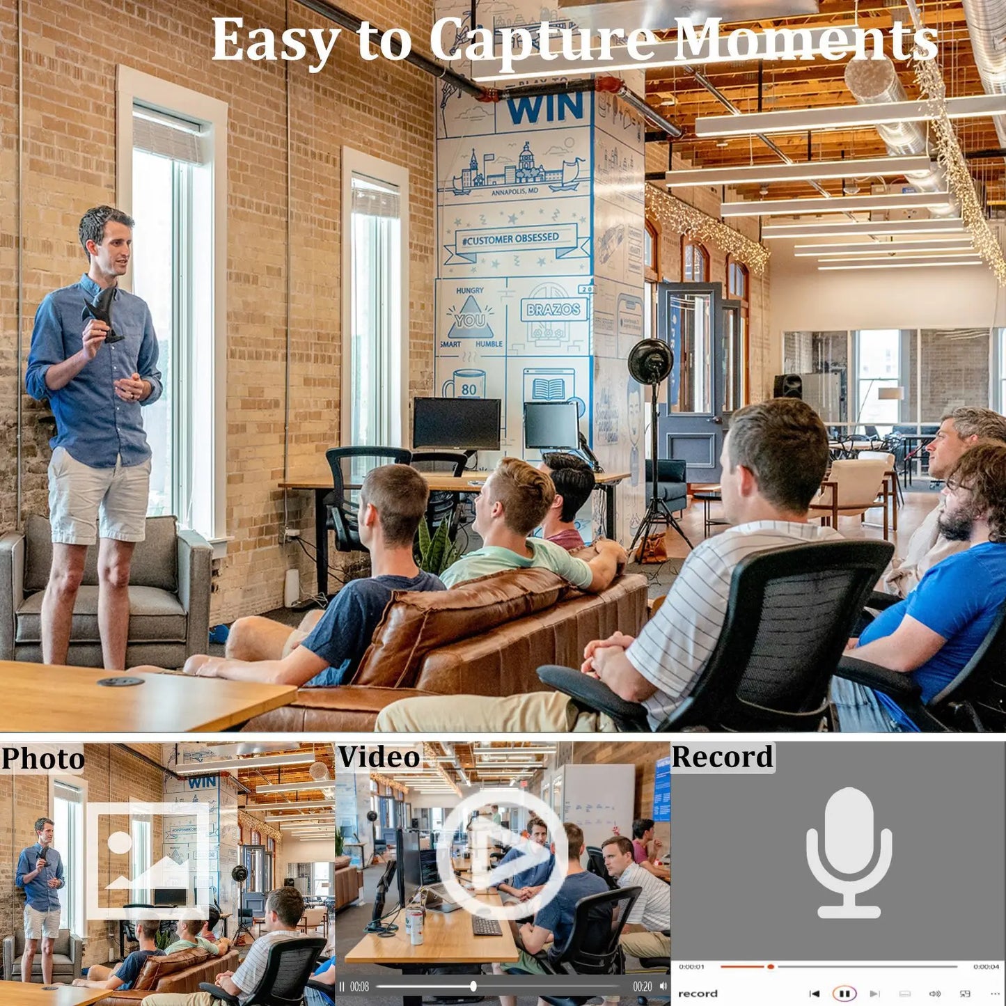 8K HD Portable Mini Action Camera Wifi Back Clip 180° Rotatable IR Night Vision Sports Cam Travel Bicycle Driver Video Recorder