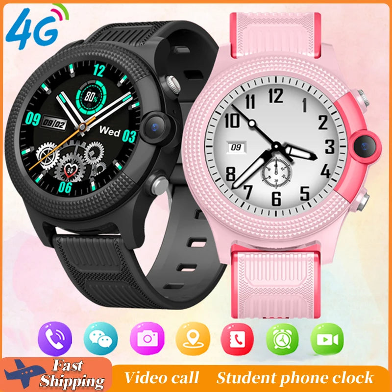 Xiaomi Mijia Kids Smart Watch GPS Tracker Baby 4G SIM Smart Watch Child Video Call Monitor SOS Wristband for Student School Gift