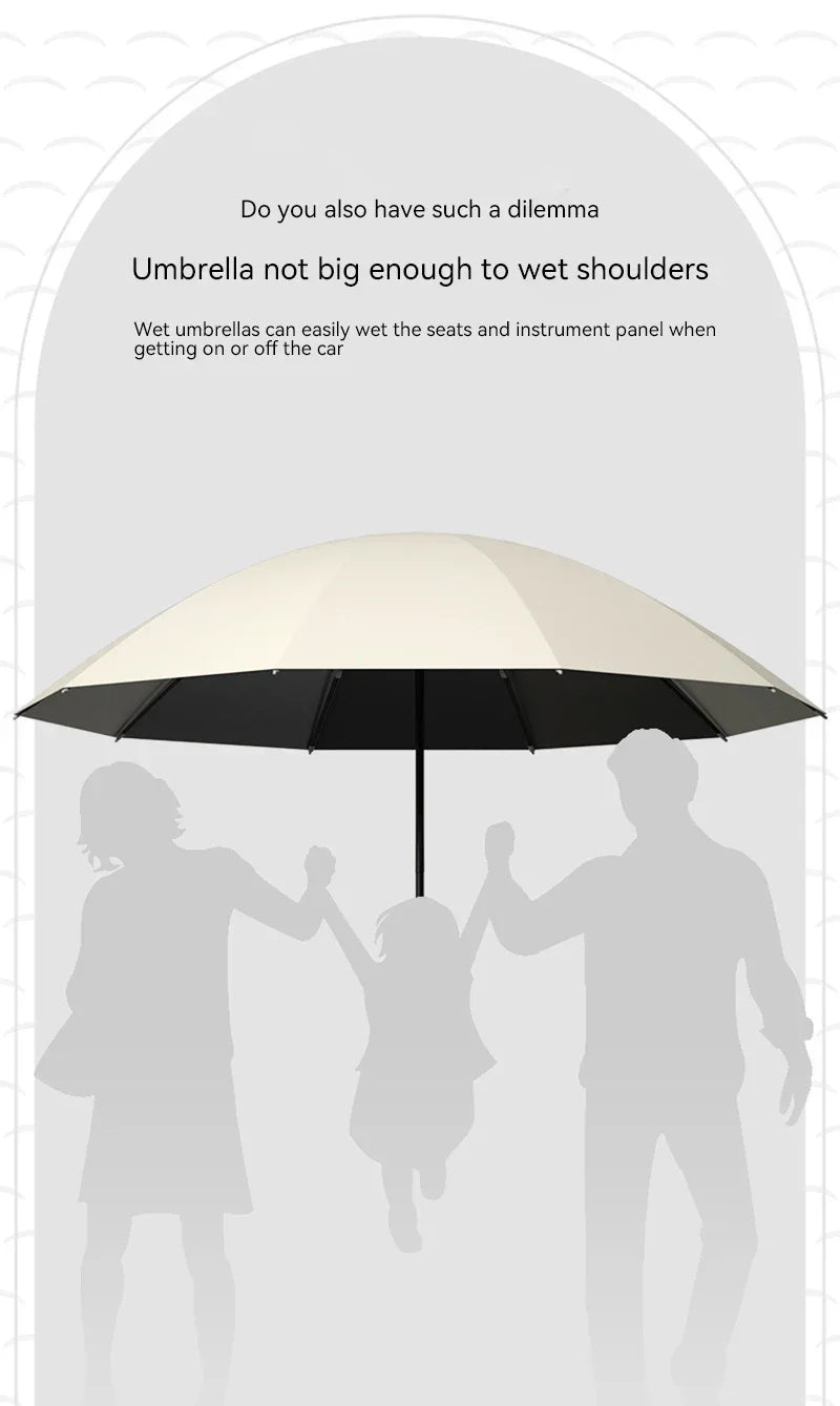 Xiaomi 12 Bone Fully Automatic Umbrella Extra Large Reinforced Wind-resistant Rain-resistant Dual-purpose UV-resistant Mijia