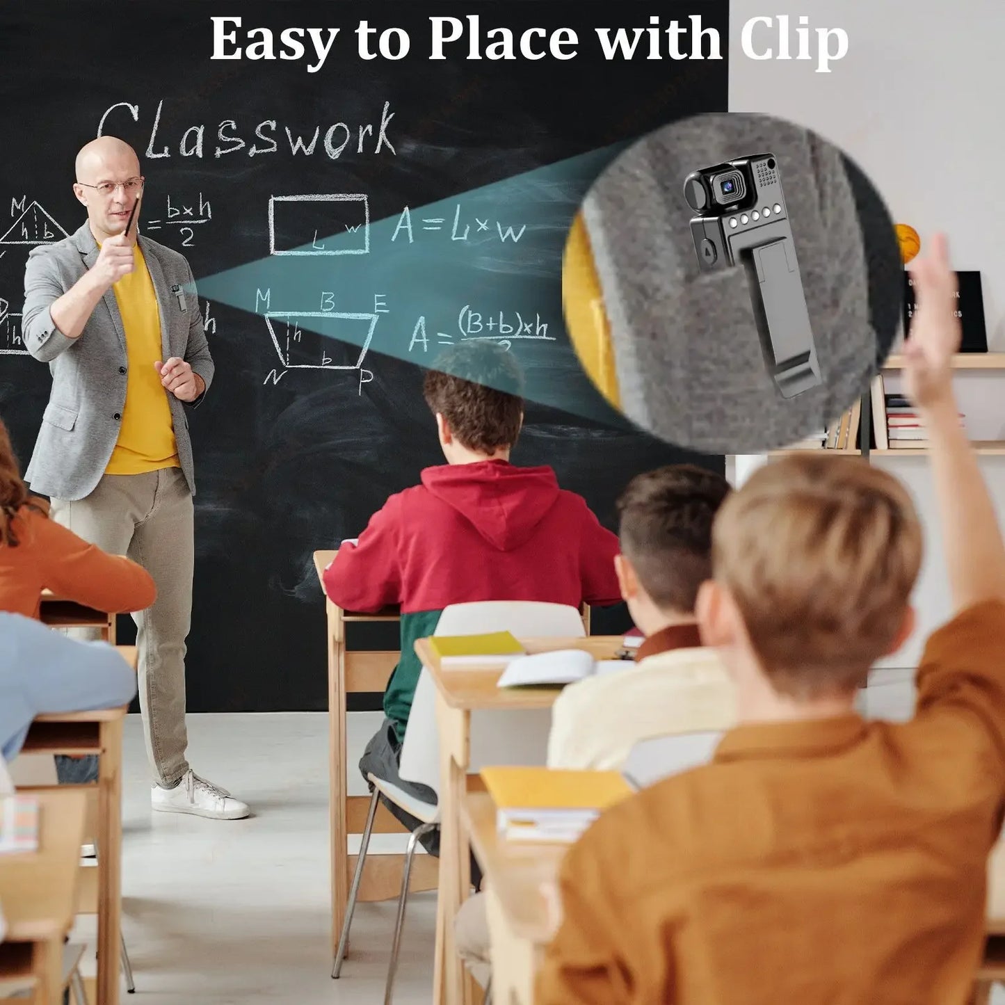 8K HD Portable Mini Action Camera Wifi Back Clip 180° Rotatable IR Night Vision Sports Cam Travel Bicycle Driver Video Recorder