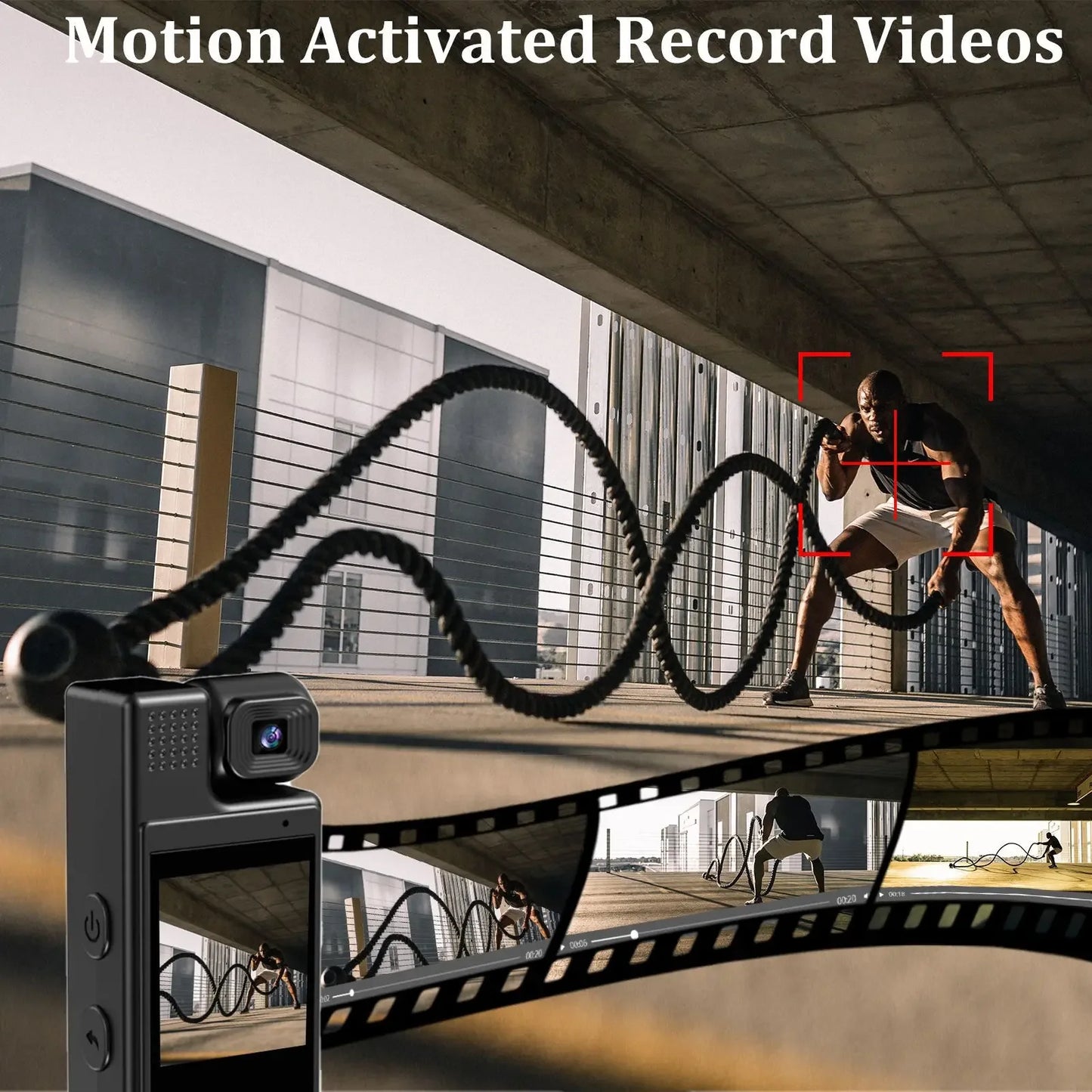 Xiaomi 8K HD Mini Action Camera Wifi Back Clip 180° Rotatable IR Night Vision Sports Cam Travel Bicycle Driver Video Recorder