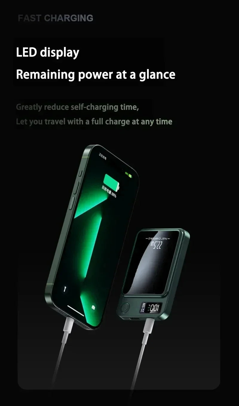 VIVO Magnetic Power Bank 200000mAh Wireless CCC Certification Fast Charge For Magsafe Portable Auxiliary Battery Pack For Iphone