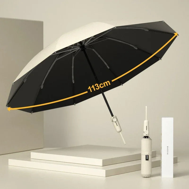 Xiaomi 12 Bone Fully Automatic Umbrella Extra Large Reinforced Wind-resistant Rain-resistant Dual-purpose UV-resistant Mijia