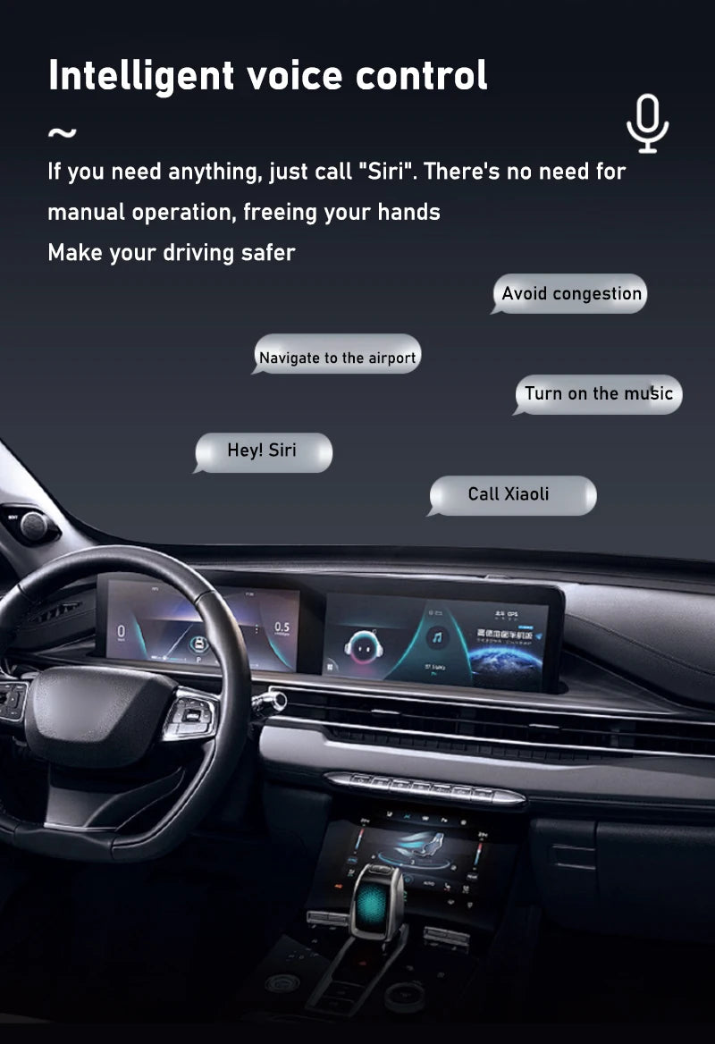 Xiaomi 2 in1 Wireless Android Auto Adapter Wireless CarPlay Dongle Car Intelligent Systems AI Smart Box For Car Wired CarPlay