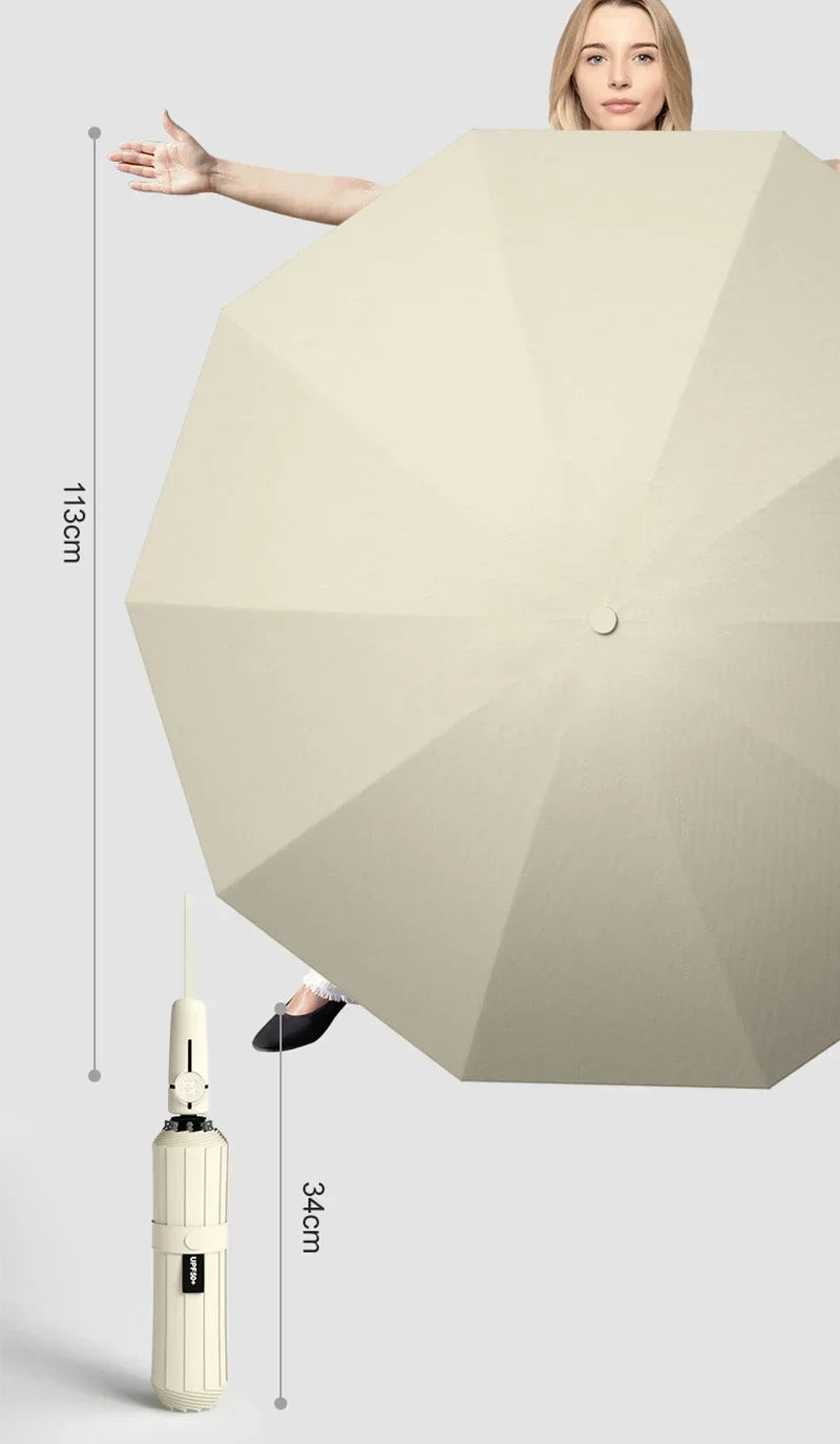 Xiaomi 12 Bone Fully Automatic Umbrella Extra Large Reinforced Wind-resistant Rain-resistant Dual-purpose UV-resistant Mijia