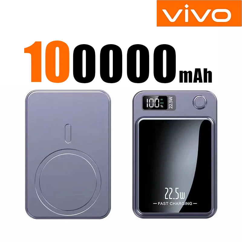 VIVO Magnetic Power Bank 200000mAh Wireless CCC Certification Fast Charge For Magsafe Portable Auxiliary Battery Pack For Iphone